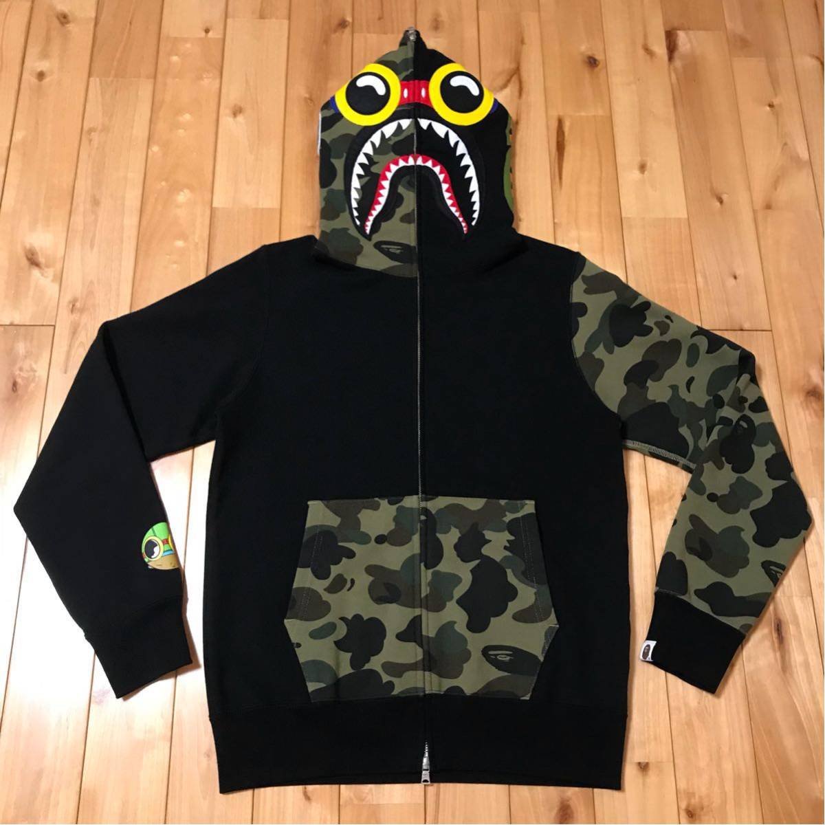 ☆激レア☆ FLYBOY シャーク パーカー M shark full zip hoodie a 