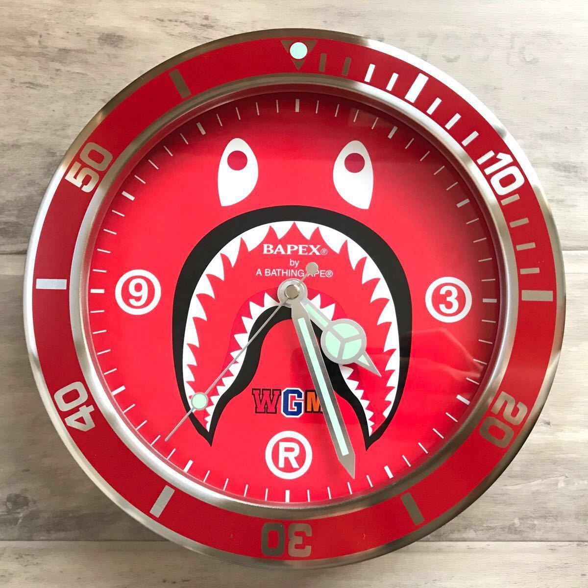 【新品 未開封】BAPE DIGITAL WALL CLOCK 時計 付録 A BATHING APE Bape Ape Digital Wall Clock Head Brown Hanging