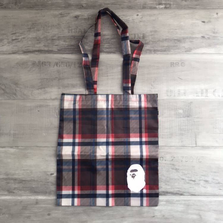 A BATHING APE エイプ ☆ ラブジェネ チェック シャツ L エルボー