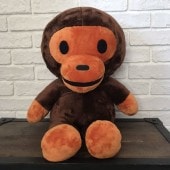 アベイシングエイプ　マイロ特大ぬいぐるみ BAPE X BLACK EYE PATCH 】BABY MILO PLUSH DOLL | bape.com