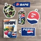 bape pepsi ޥåץ졼 a bathing ape  ٥ ٥󥰥 å ڥץ  cola bape camo º nigo