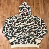 ★鹿児島限定★ kagoshima city camo シャーク パーカー L ape bape shark full zip hoodie エイプ ベイプ アベイシングエイプ 都市限定|All|Ho