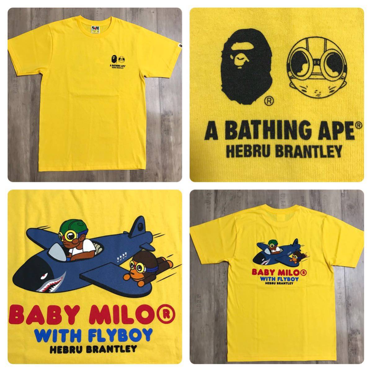 HEBRU BRANTLEY × bape Tシャツ Mサイズ a bathing ape ヘブル 