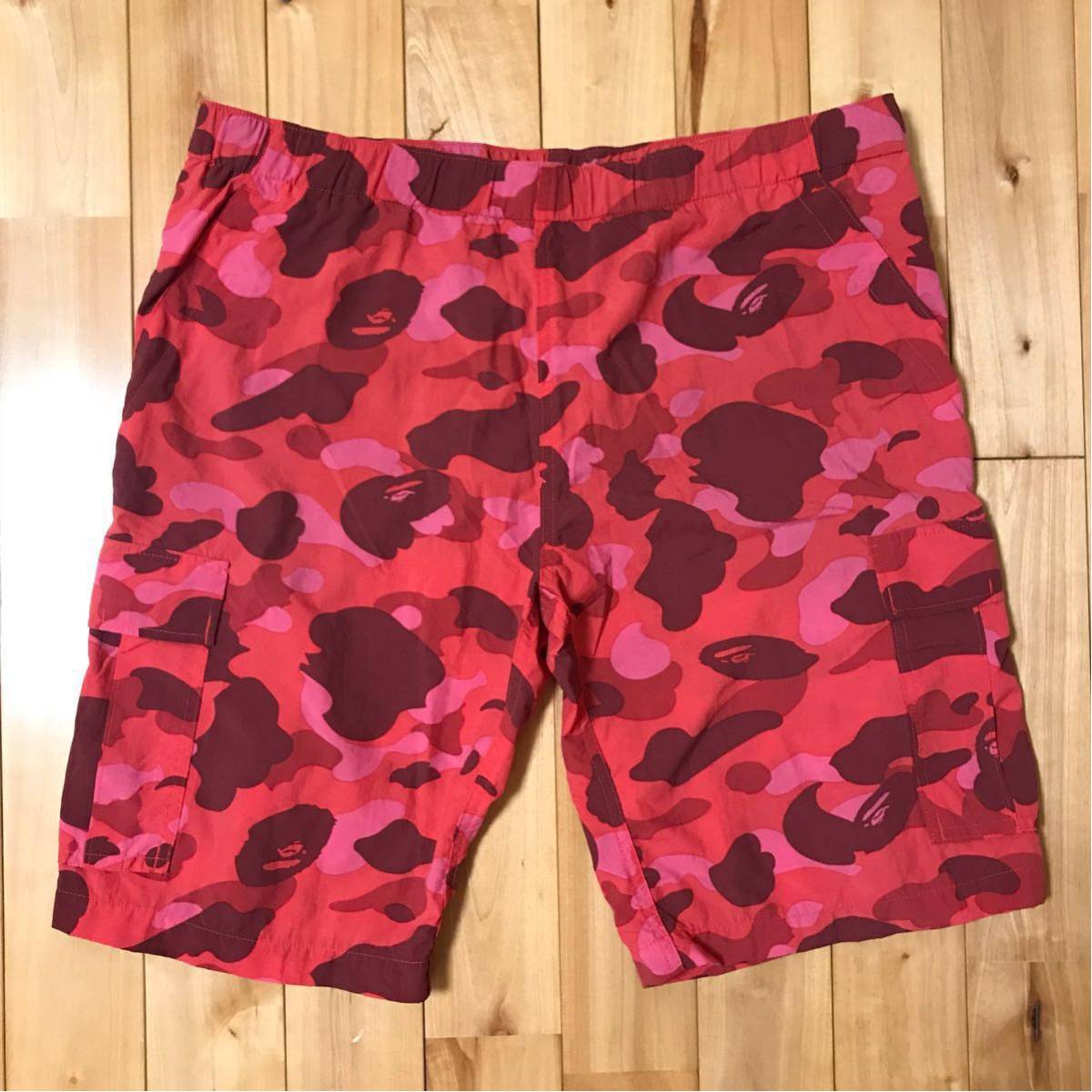 激レア】 A BATHING APE カモフラ ピンク ハーフパンツ