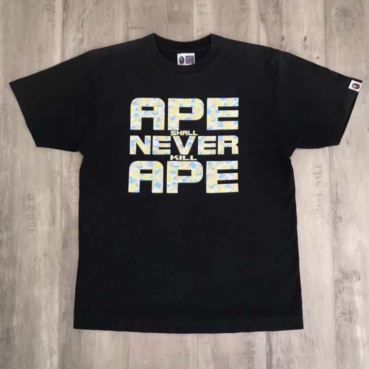 ☆激レア☆ APE 鹿児島 店舗 限定 カラーカモ ポロシャツ M シャーク 