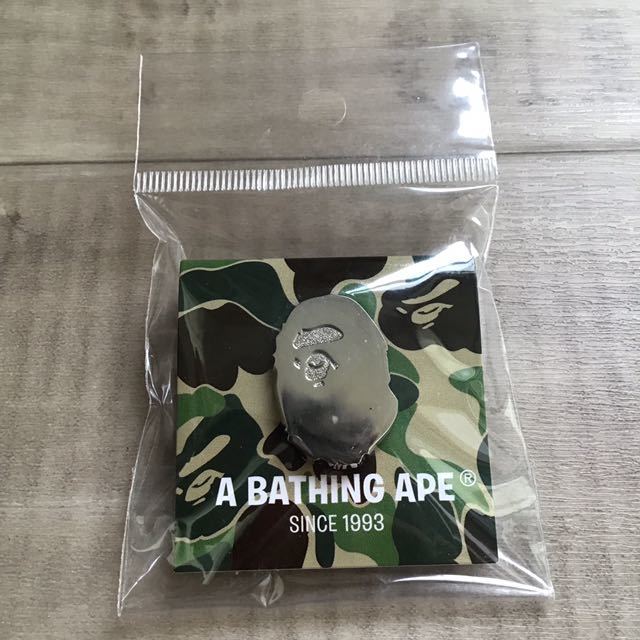 ★新品★ ピンバッジ BAPE HEAD a bathing ape badge エイプ ベイプ アベイシングエイプ ピンズ バッジ-Kametuku  shop