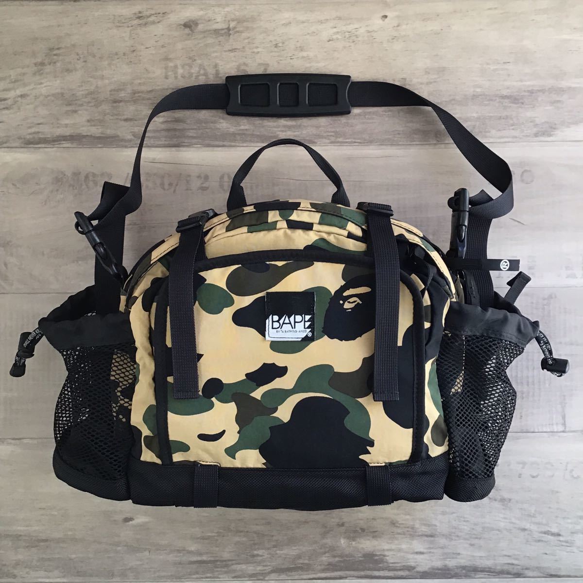 ショルダー ウエスト バッグ 1st camo yellow a bathing ape BAPE bag 