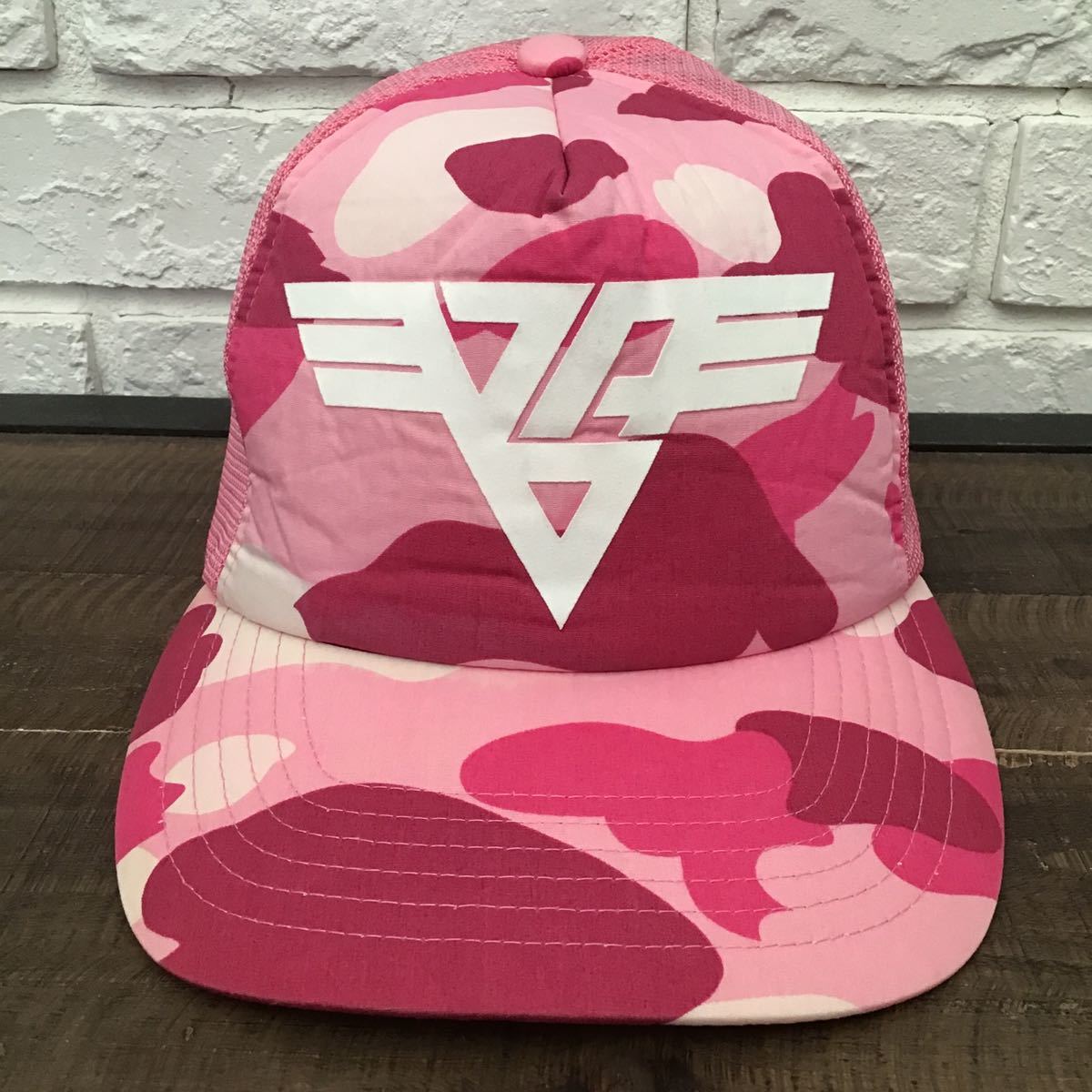 A BATHING APE 迷彩ピンクキャップ A BATHING APE（アベイシングエイプ