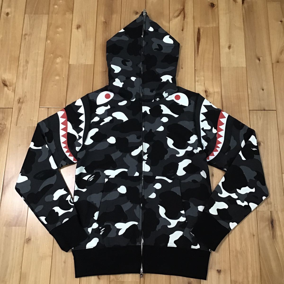 A Bathing Ape 蓄光カモフラージュパーカー S