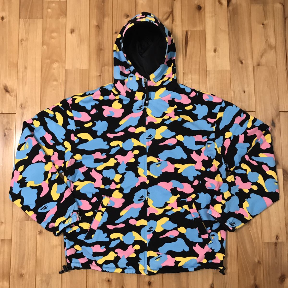 ☆リバーシブル☆ マルチカモ パーカー Mサイズ a bathing ape BAPE  