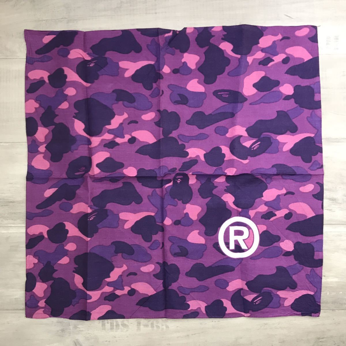 purple camo バンダナ a bathing ape BAPE エイプ ベイプ アベイシング
