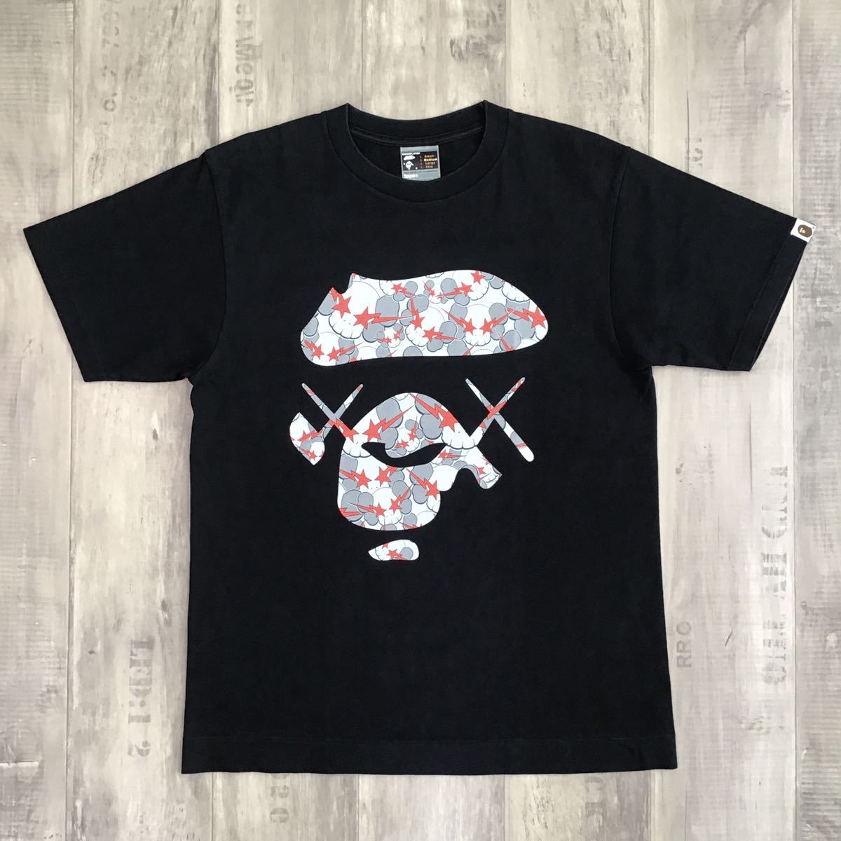 ☆激レア☆ kaws × bape skull sta big face Tシャツ Mサイズ カウズ a 