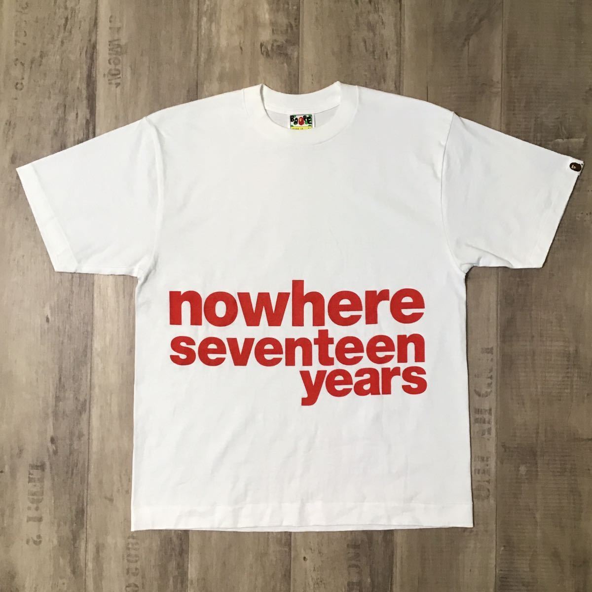 ☆激レア☆ 17周年 手刷り Tシャツ Mサイズ a bathing ape bape 