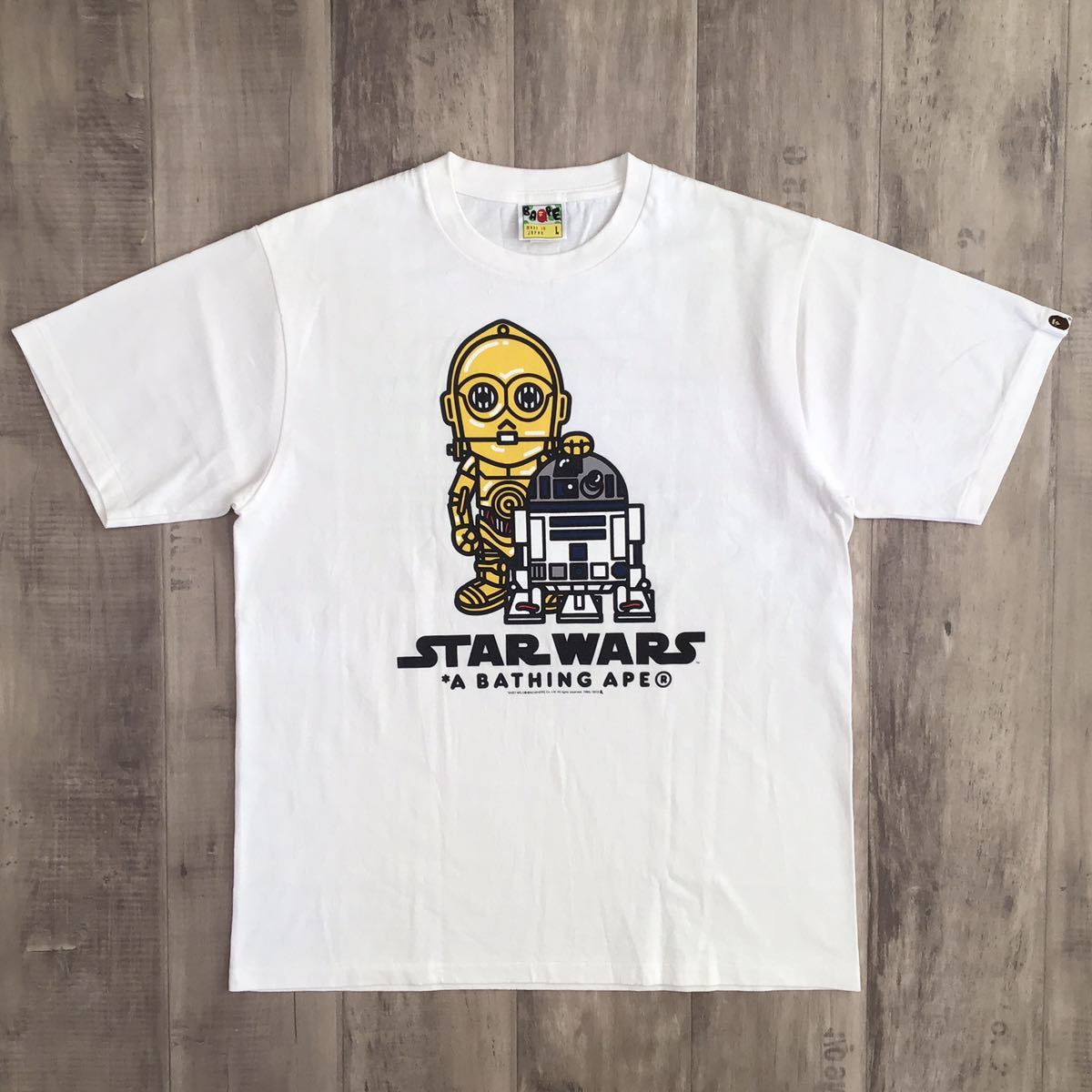 bape× starwars コラボTシャツ BAPE × starwars Milo T-shirt navy a bathing ape Darth Vader