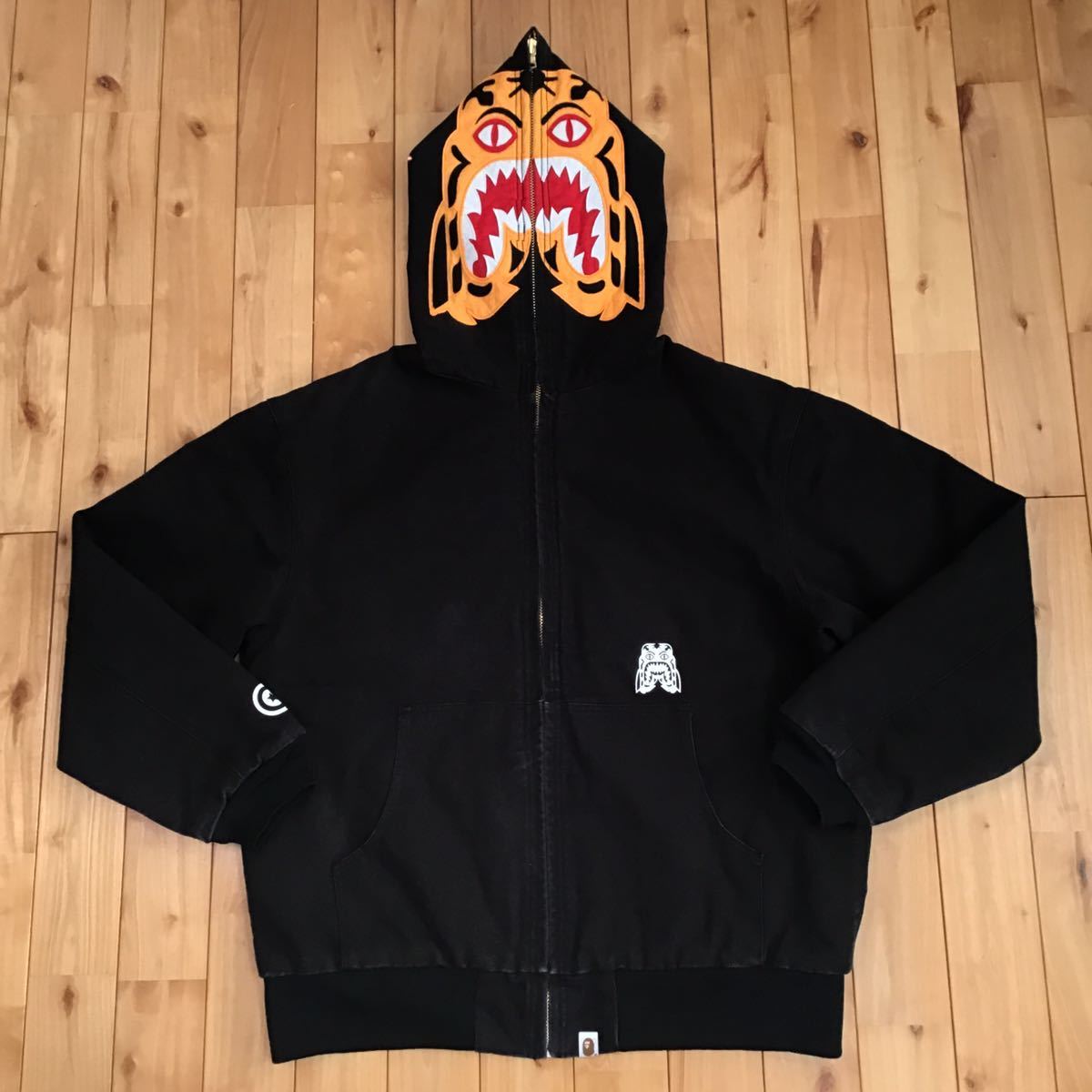 ☆2XL☆ Tiger hoodie work jacket a bathing ape BAPE full zip 