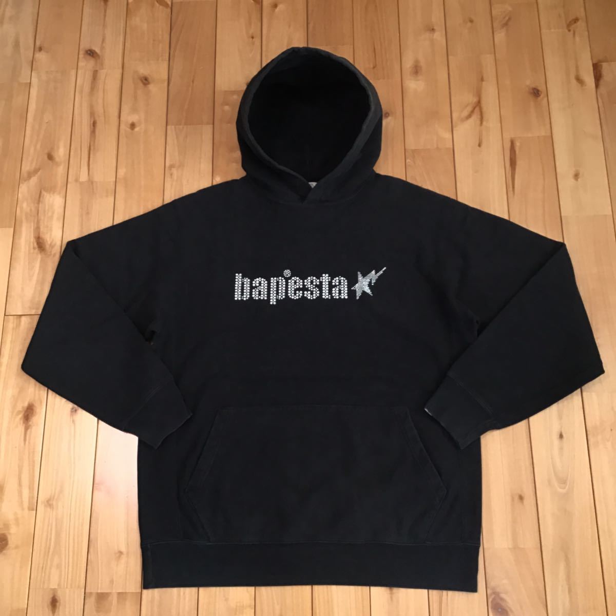 swarovski BAPE sta logo プルオーバー パーカー Lサイズ a bathing 