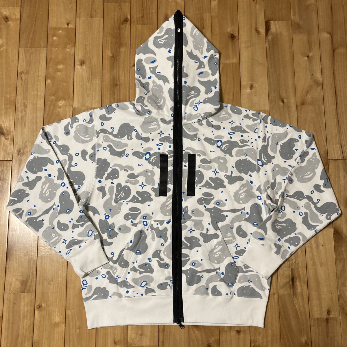 ☆蓄光☆ Relaxed Space Camo Full Zip Hoodie Lサイズ a bathing ape 