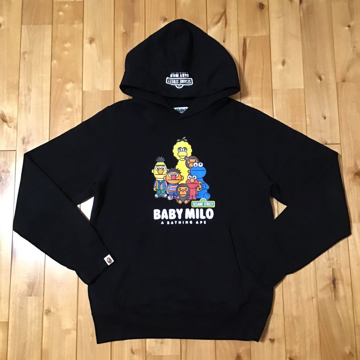 セサミストリート BAPE milo パーカー ベイプ マイロ ape エイプ A