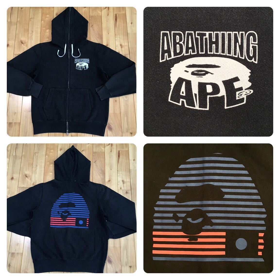 ＊アベイシングエイプ APE プリント フルジップパーカー M A BATHING APE ア ベイシング エイプ/APE マルチプリント