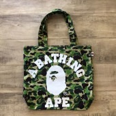 ★新品★ ABCカモ カレッジロゴ トート バッグ a bathing ape bape ABC camo エイプ ベイプ アベイシングエイプ tote bag 迷彩 32jj|All|Bag