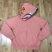 ★NFS限定★ 2nd シャーク パーカー Mサイズ shark full zip hoodie a bathing ape bape エイプ ベイプ アベイシングエイプ nigo 2006 fm85