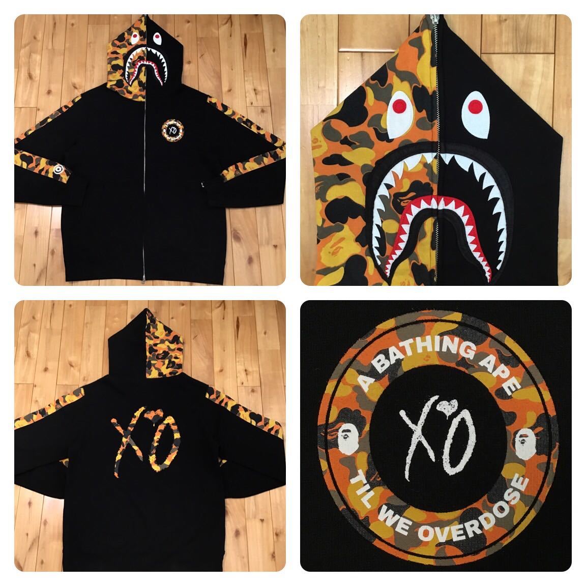 Bape Xo shark hoodie