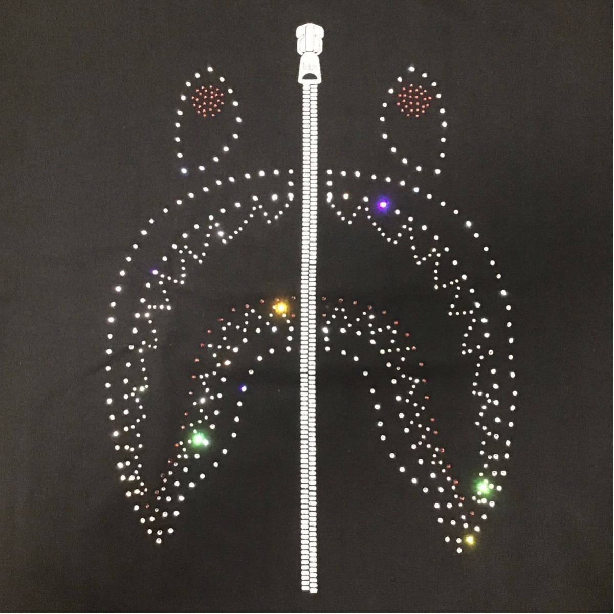 ☆新品☆ スワロフスキー シャーク Tシャツ Lサイズ a bathing ape  