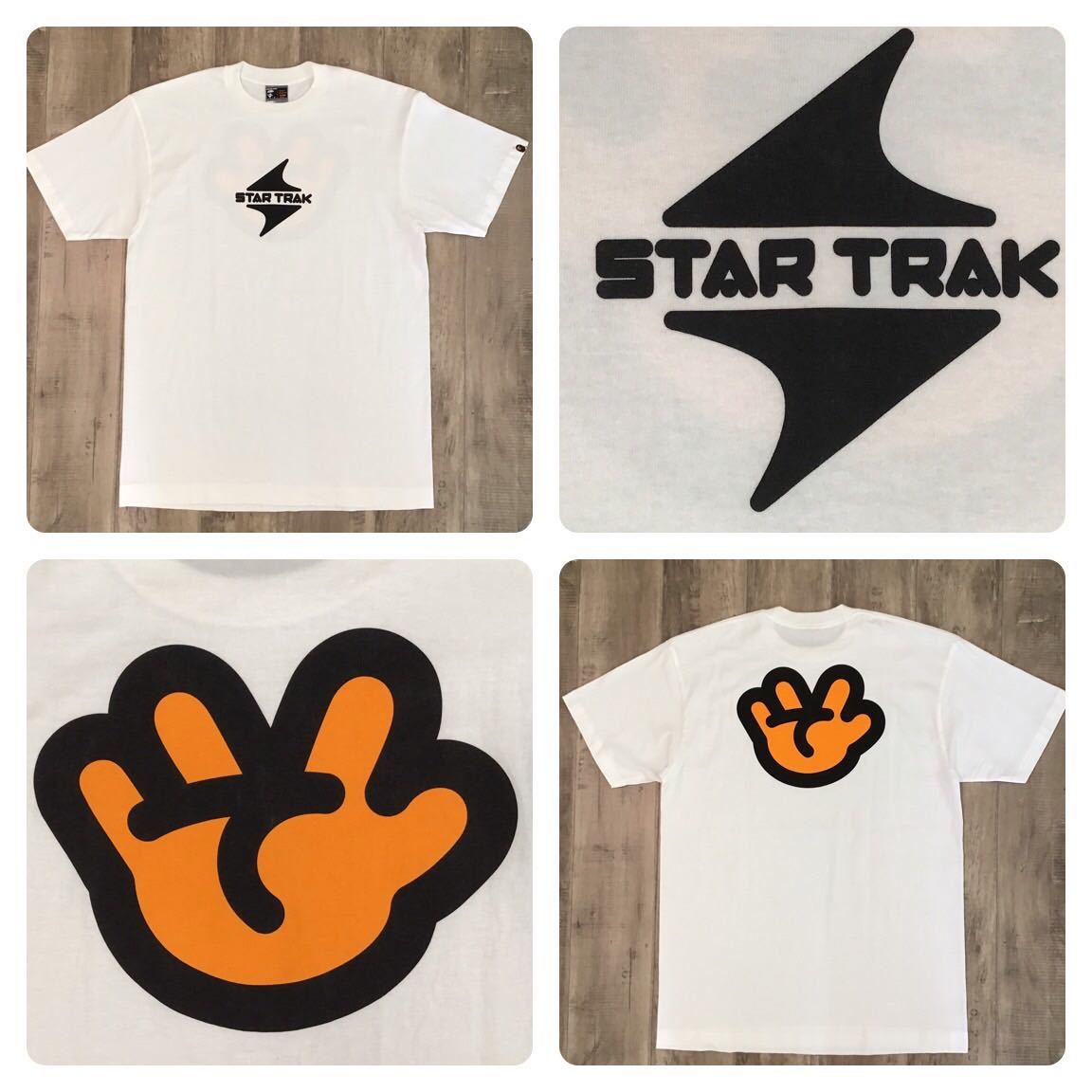☆激レア☆ star trak logo Tシャツ Lサイズ a bathing ape bape 