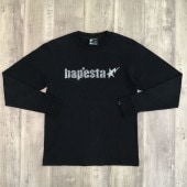 A BATHING APE BAPE STA スワロフスキー　ロンt tシャツ スワロフスキー 長袖 Tシャツ Sサイズ swarovski ラインストーン