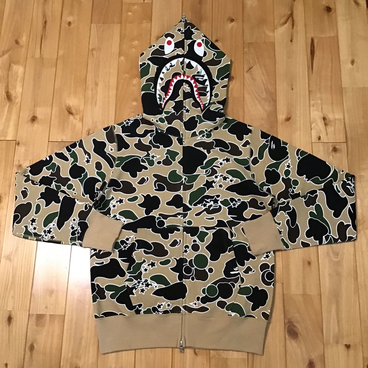 ☆新品☆ Sta camo シャーク パーカー Sサイズ shark full zip hoodie