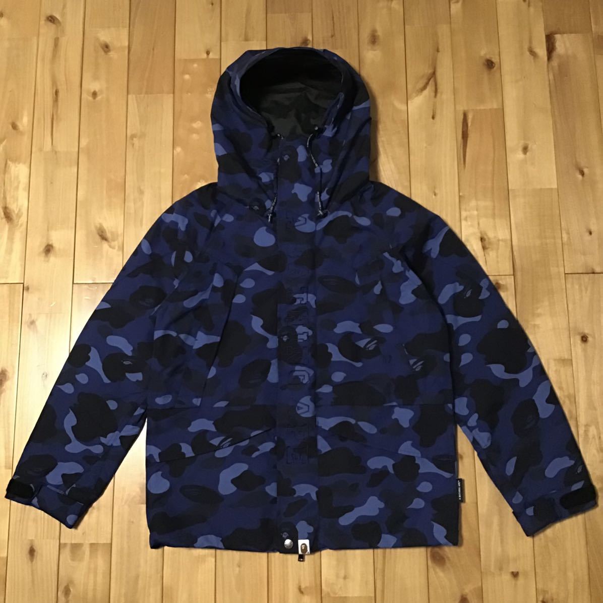 Blue camo スノボジャケット Mサイズ a bathing ape BAPE snowboard