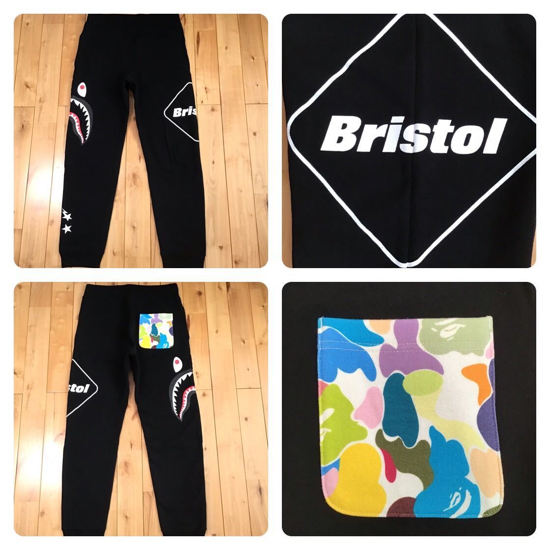 FCRB × BAPE shark sweat pants Mサイズ a bathing ape BAPE シャーク 
