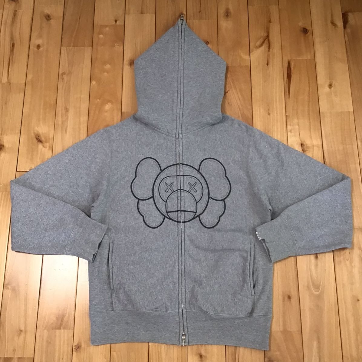 M*n様 BAPE Kaws コラボ カモフラ パーカー BAPE × kaws milo companion full zip hoodie NIGO Mint green A