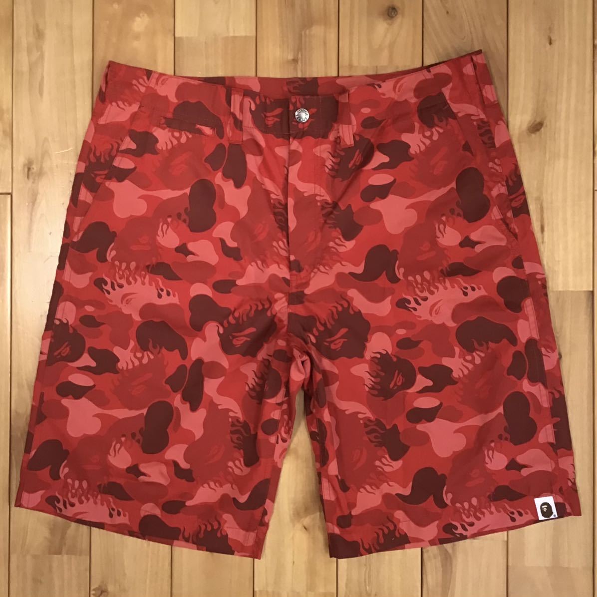 A BATHING APE BAPE FIRE CAMO ショーツ　ハーフパンツ s-l400.jpg