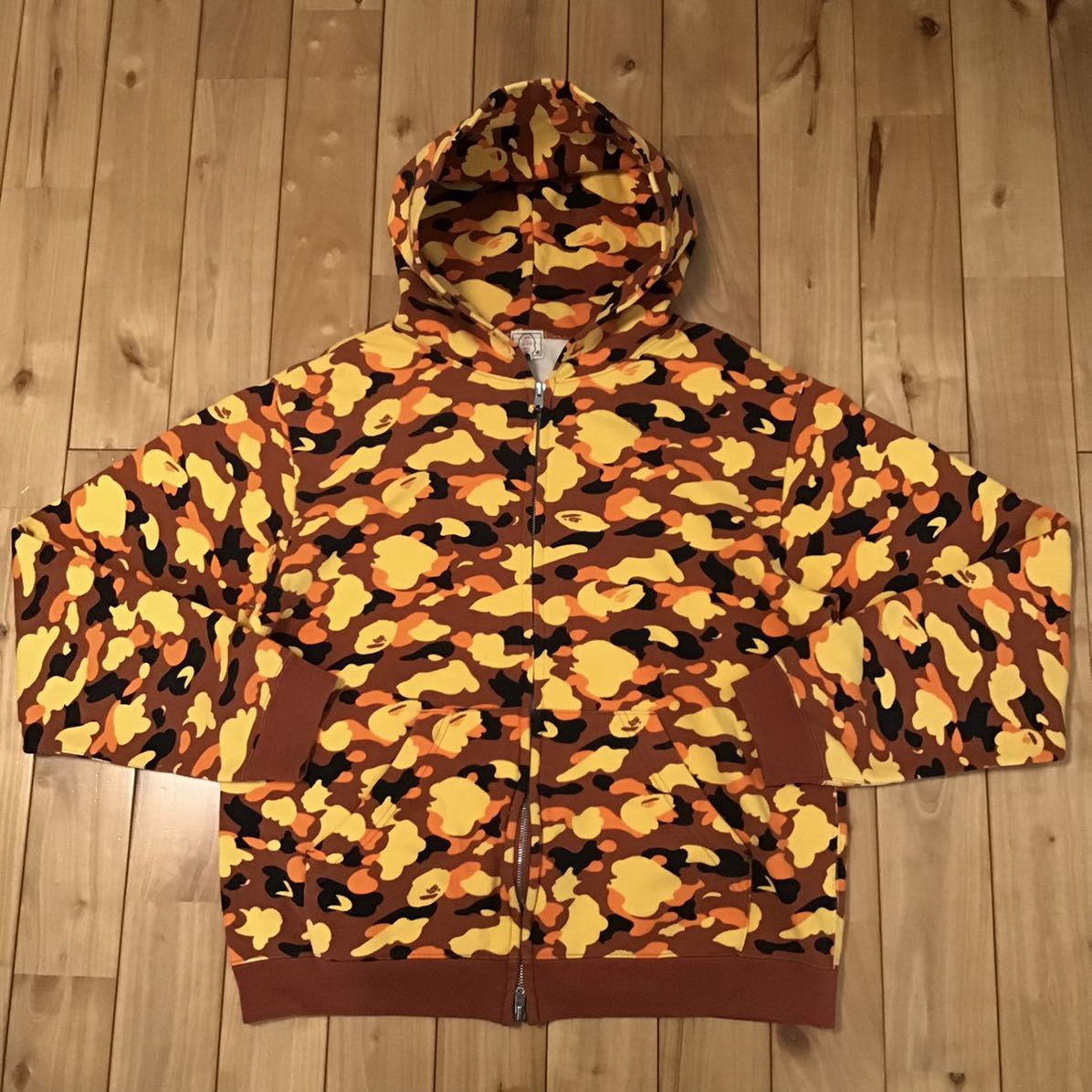 ☆激レア☆ 初期 ririジップ Orange camo ジップ パーカー Mサイズ a