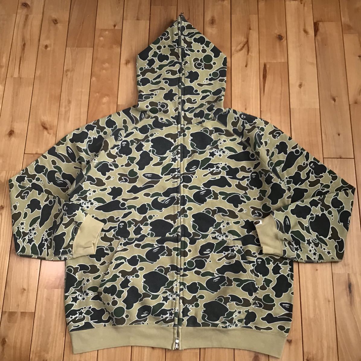 ☆XL☆ sta camo パーカー a bathing ape bape full zip hoodie psyche 