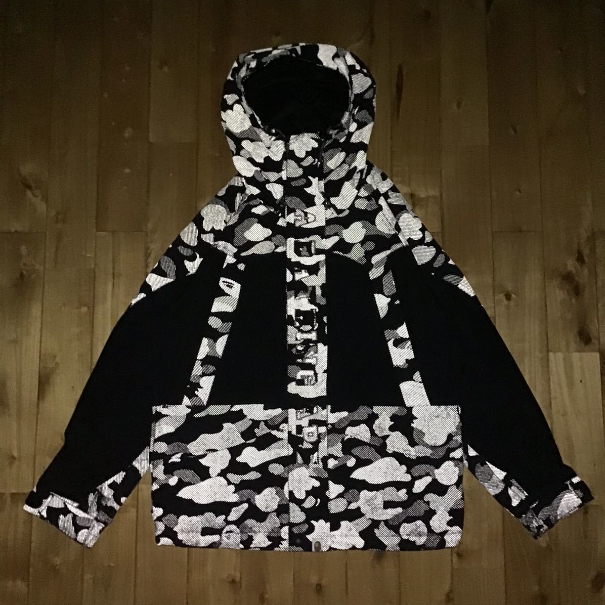 A BATHING APE エイプ スノボジャケット マウンテンパーカー XL