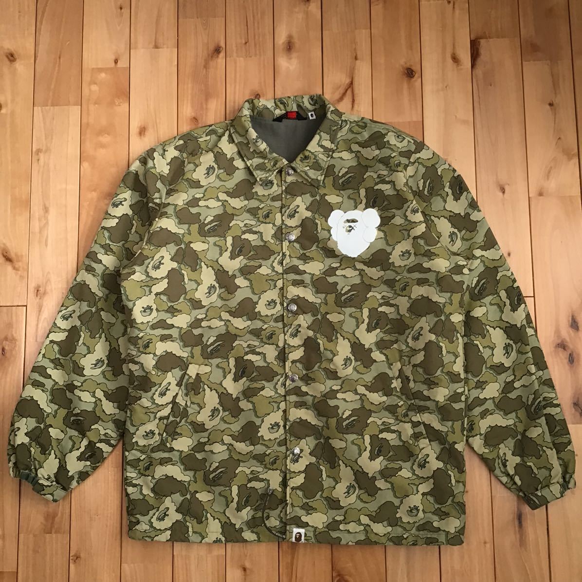 ☆激レア☆ kaws × BAPE cloud camo コーチジャケット Lサイズ a 
