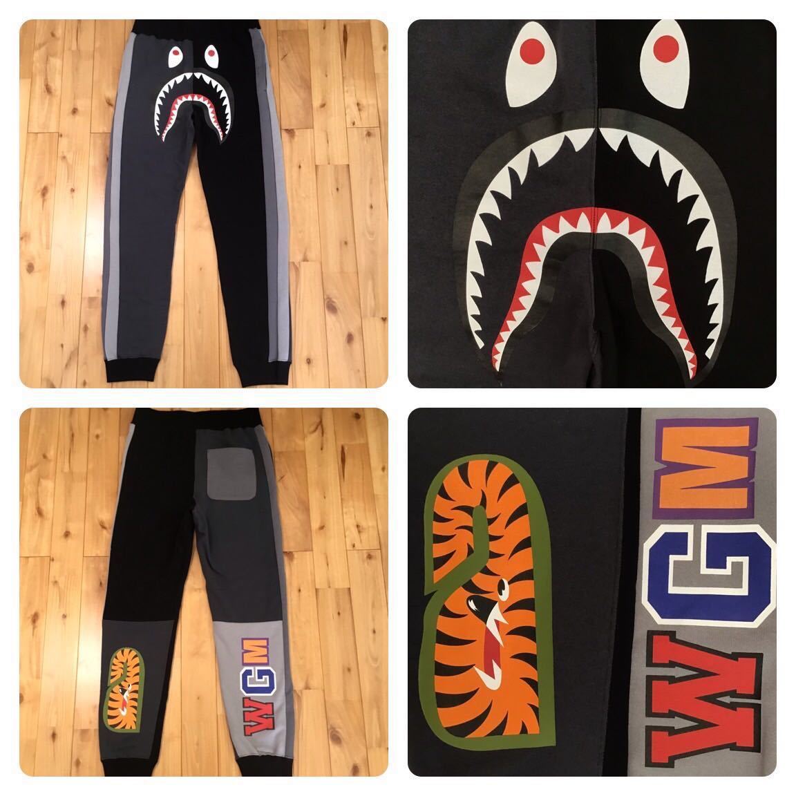 ☆新品☆ CRAZY SHARK SLIM FIT SWEAT PANTS Sサイズ a bathing ape 