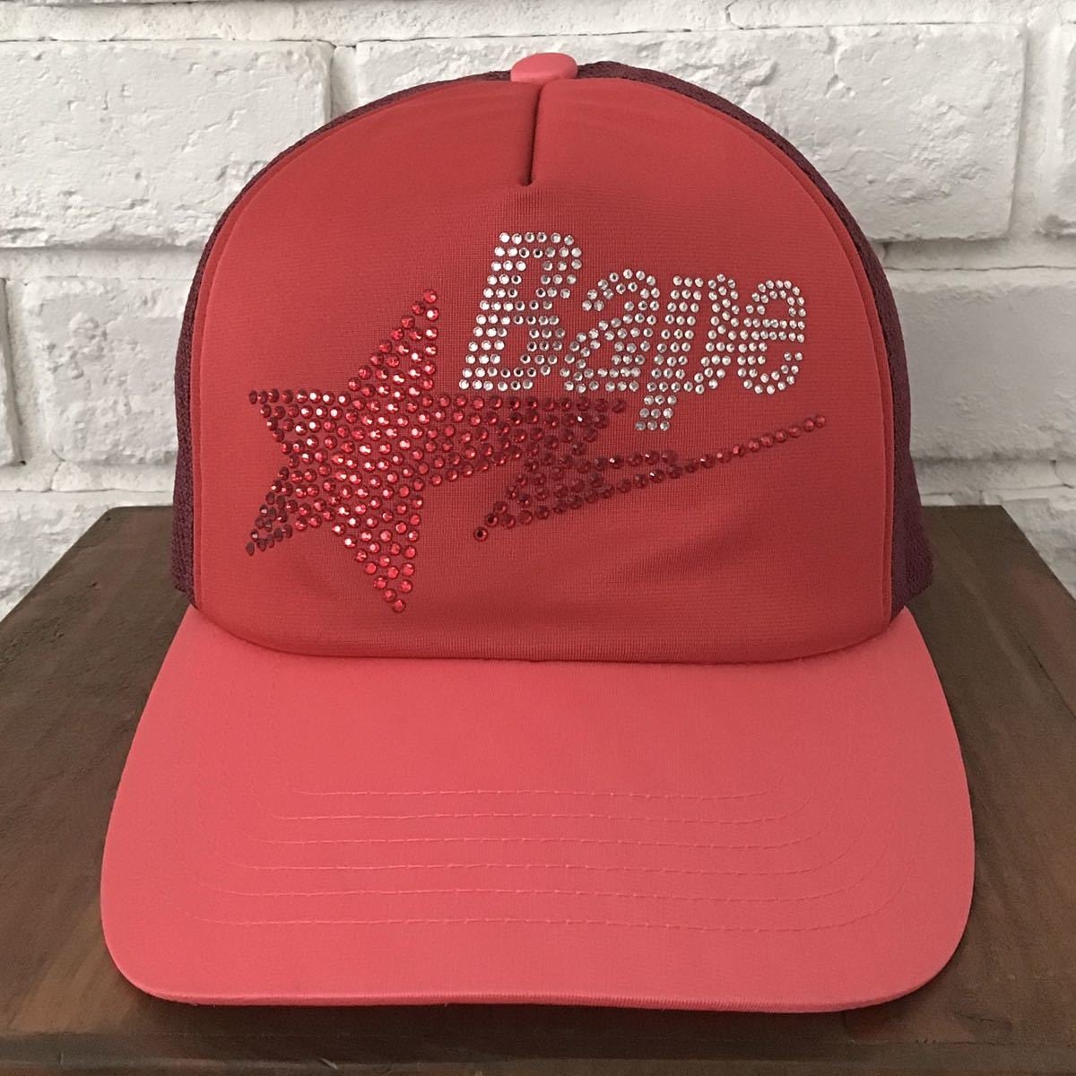 A BATHING APE BAPE ベイプ APEE キャップ スワロフスキー BAPE STA スワロフスキー キャップ a bathing ape bapesta
