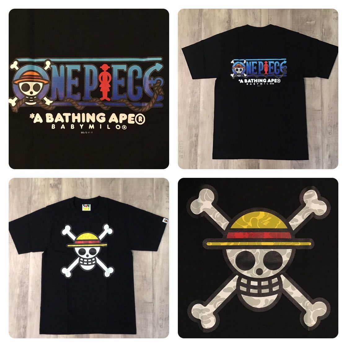 ☆送料無料☆エイプ x ワンピース コラボ Tシャツ サイズ L ※APE