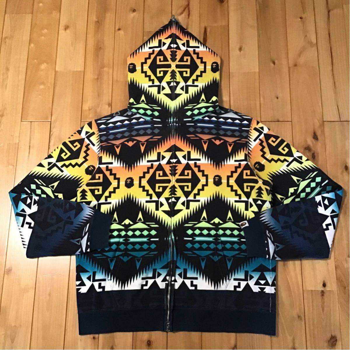 BAPE native フルジップ パーカー Lサイズ a bathing ape bape full