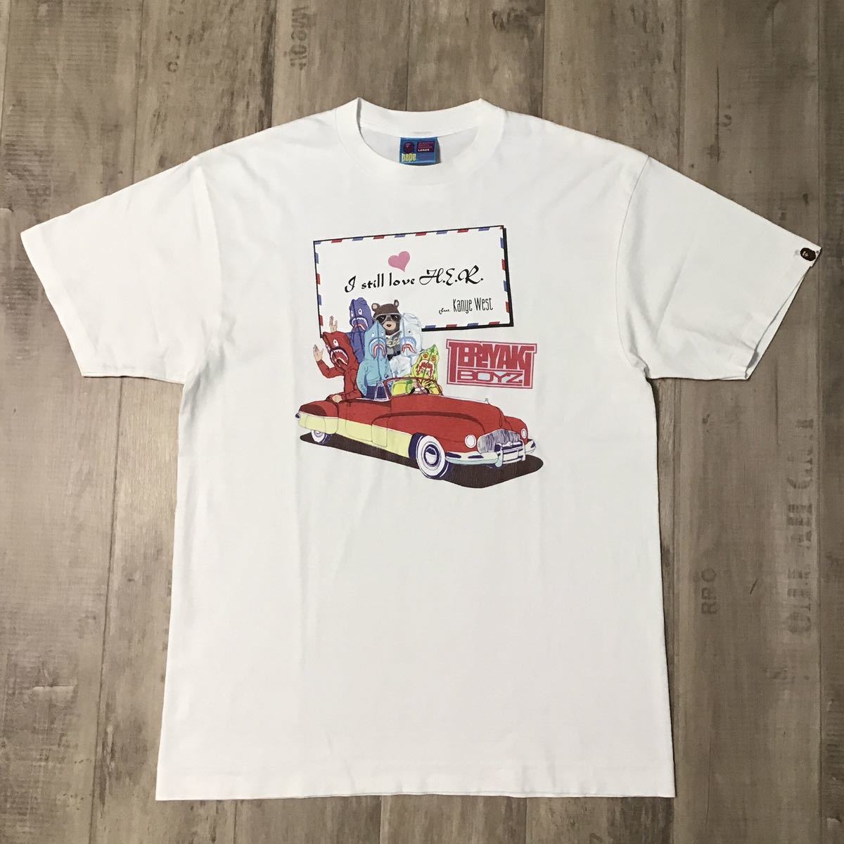 ☆激レア☆ kanye west teriyaki boys Tシャツ Lサイズ a bathing ape 