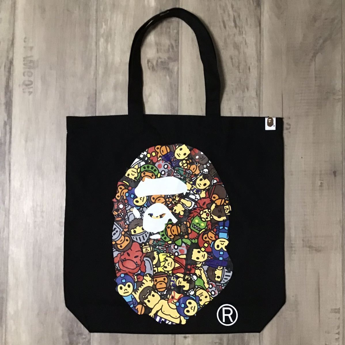 ☆激レア☆ CAPCOM × BAPE big head トートバッグ a bathing ape tote 