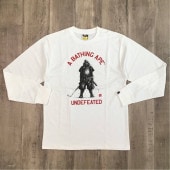 ★新品★ Undefeated × BAPE 武者 長袖 Tシャツ Mサイズ a bathing ape エイプ ベイプ アベイシングエイプ アンディフィーテッド o101|All|Long slee