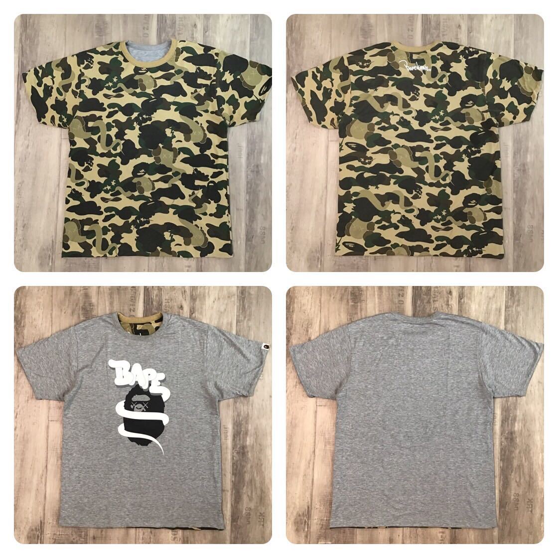 ☆リバーシブル☆ KAWS × BAPE bendy 1st camo Tシャツ Mサイズ