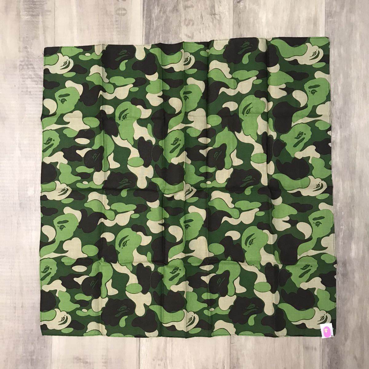 ABC camo green バンダナ a bathing ape BAPE エイプ ベイプ ア