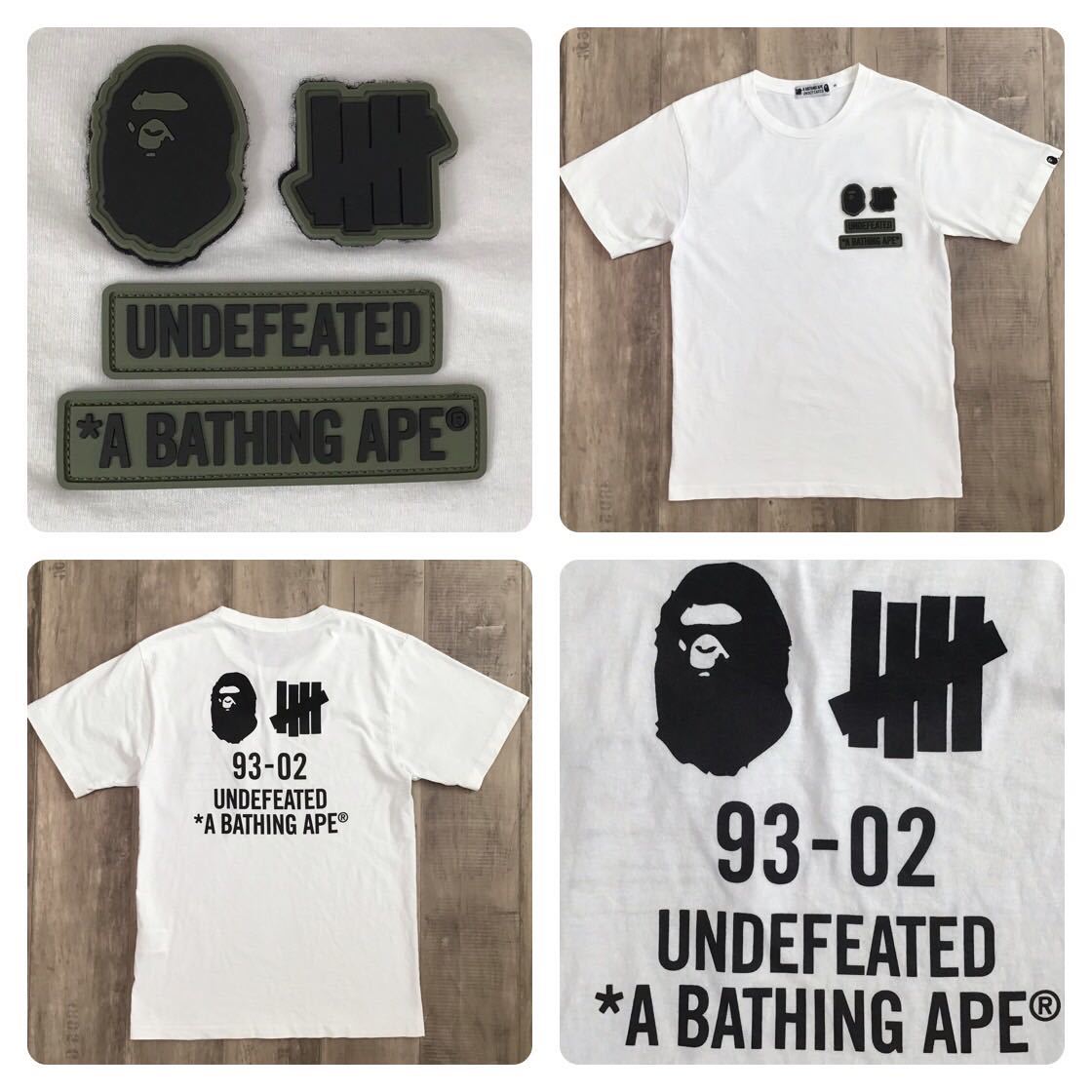Undefeated × BAPE Tシャツ Sサイズ a bathing ape エイプ ベイプ ア  