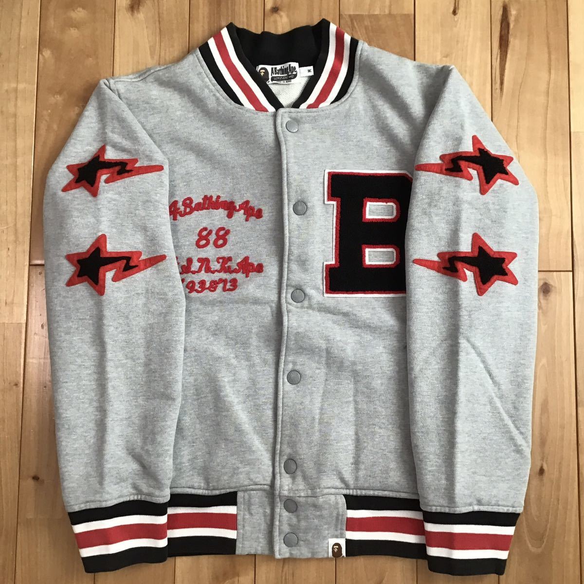 A BATHING APE BAPE スウェット スタジャン バーシティ A BATHING APE