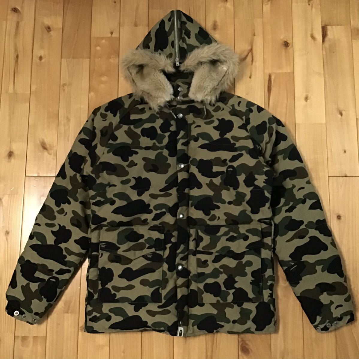 ファー付き ダウンジャケット Mサイズ FUR hoodie down jacket a 